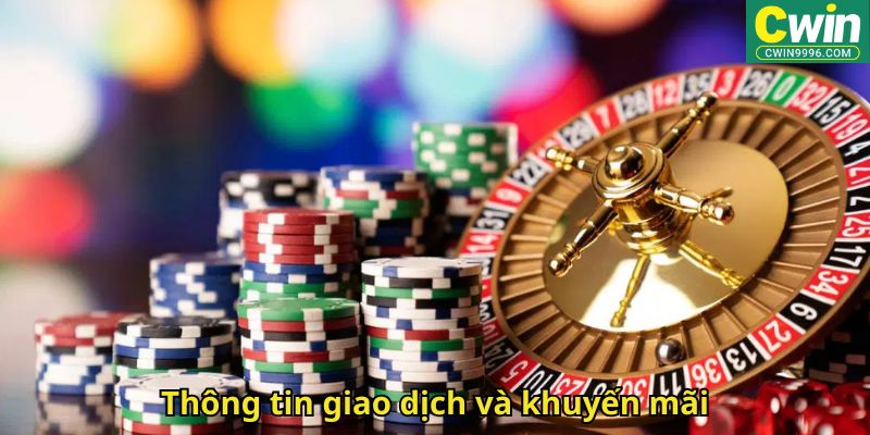 Thông tin giao dịch và khuyến mãi